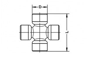 Knutkors 92 x 92 - 28,5 x 28,5 invändig