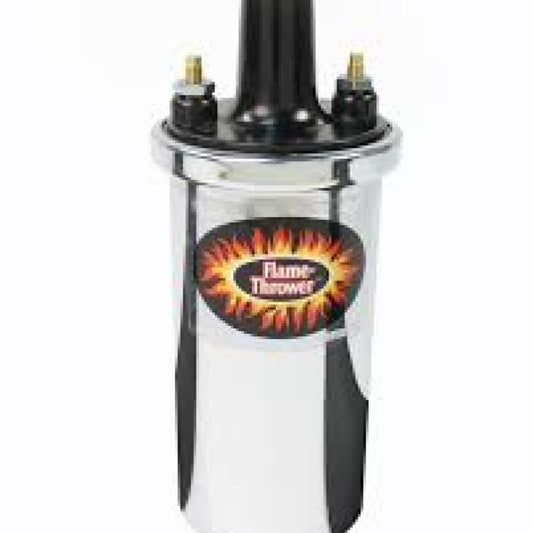 Tändspole V8 Pertronix Ignitor Flame Thrower Brytarlöst Krom